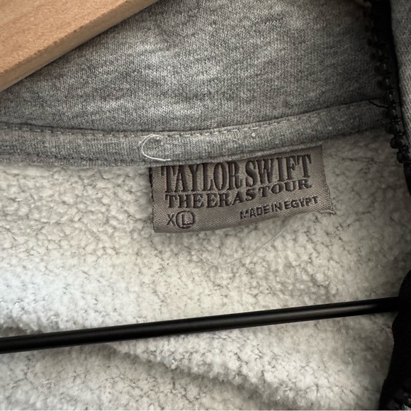 Taylor Swift Gray The Eras Tour  1/4 Zip-Up Sweater - Picture 10 of 15